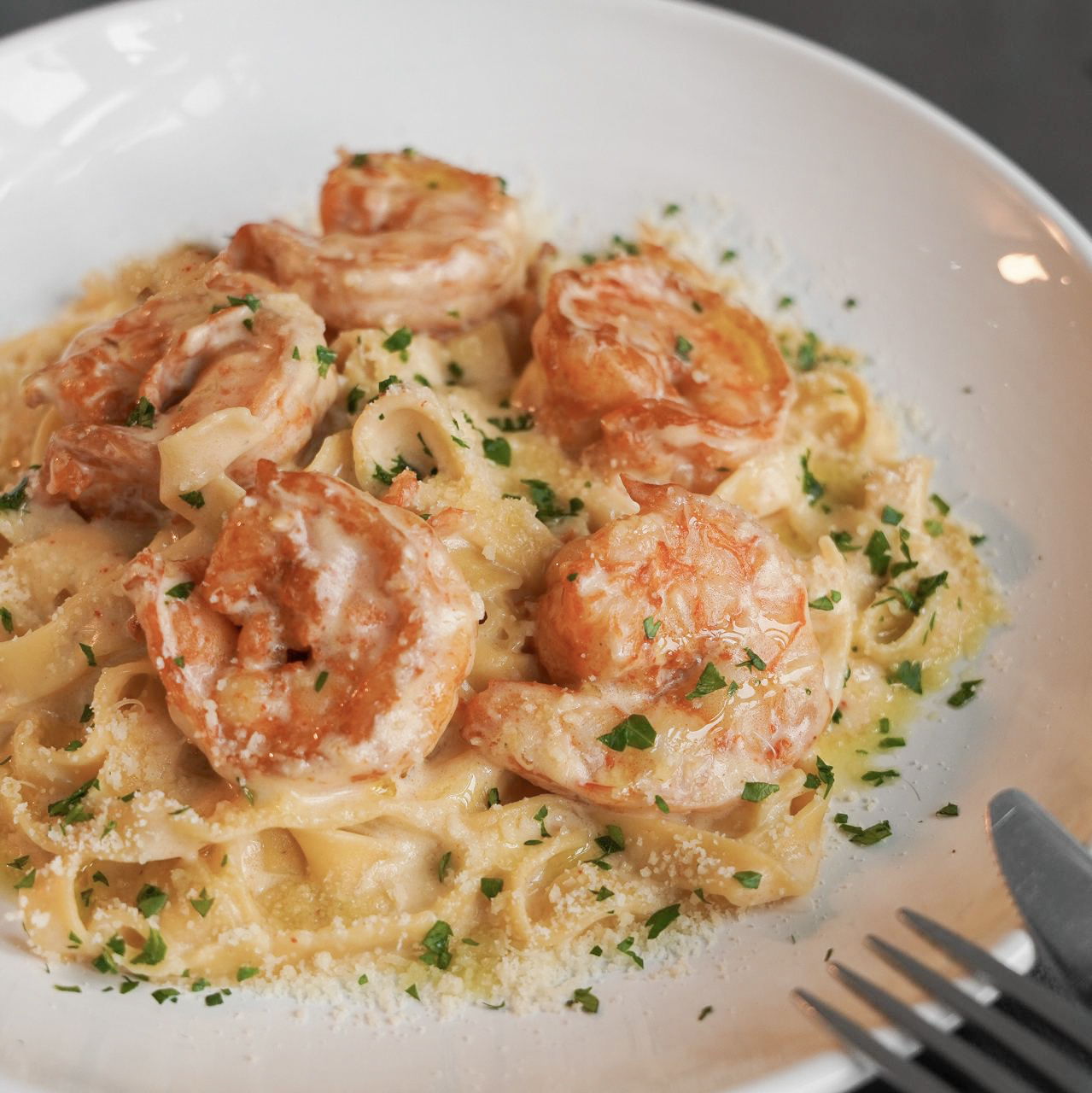 ТАЛЬЯТЕЛЕ З КРЕВЕТКАМИ