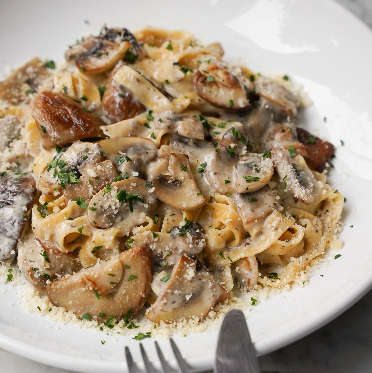 ТАЛЬЯТЕЛЕ З ГРИБАМИ