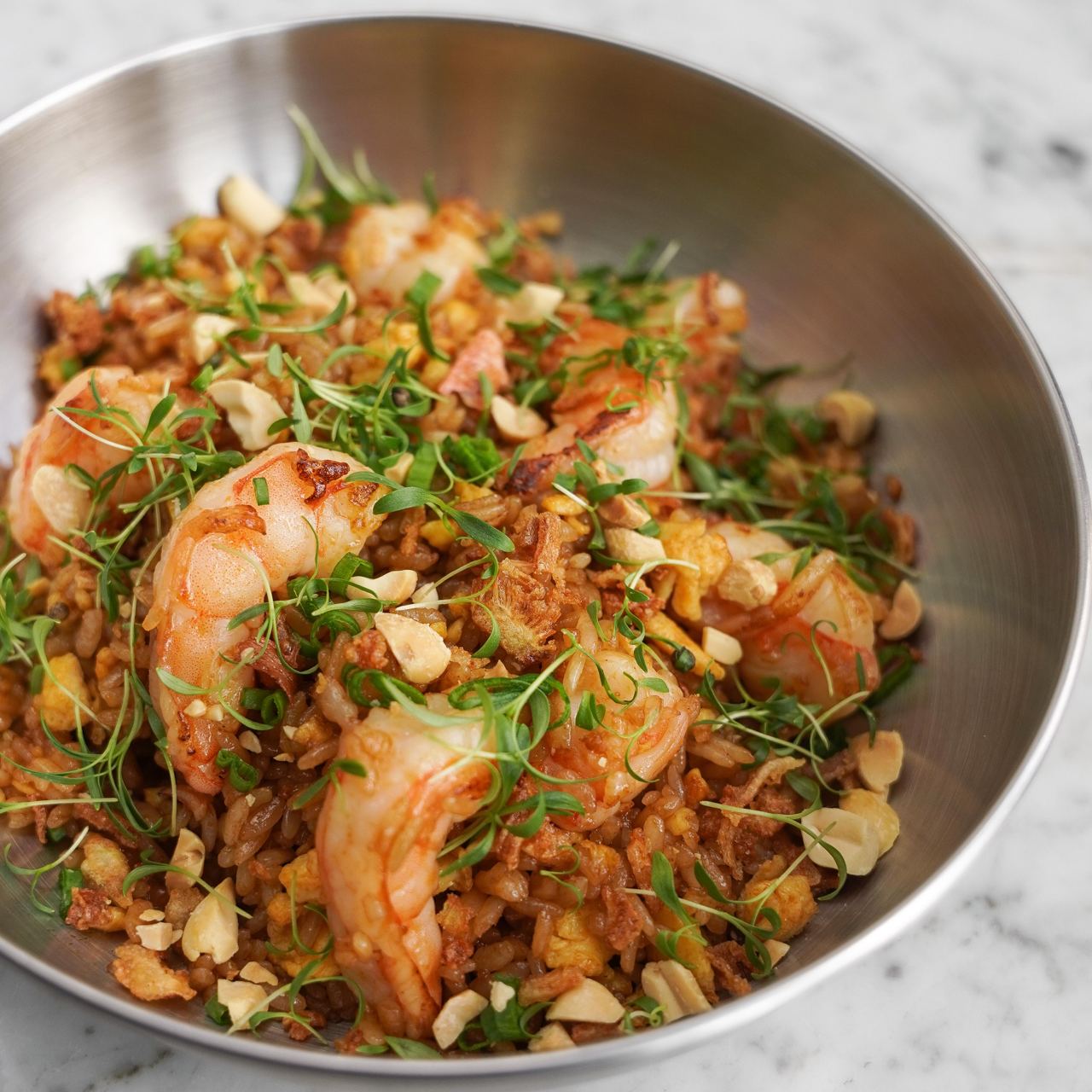 Рис з креветками