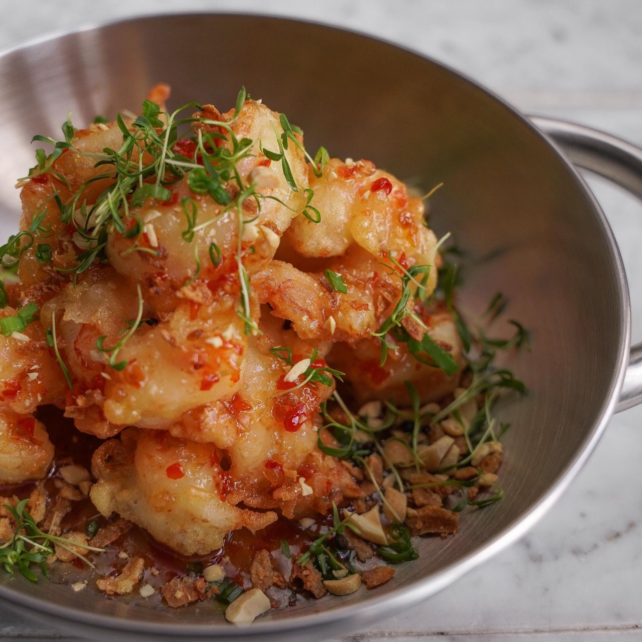 Креветки у кисло-солодкому соусі