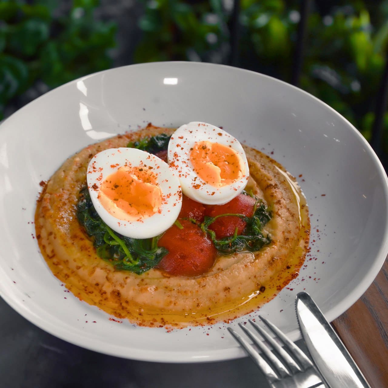 ХУМУС | ТОМАТИ | ЯЙЦЕ