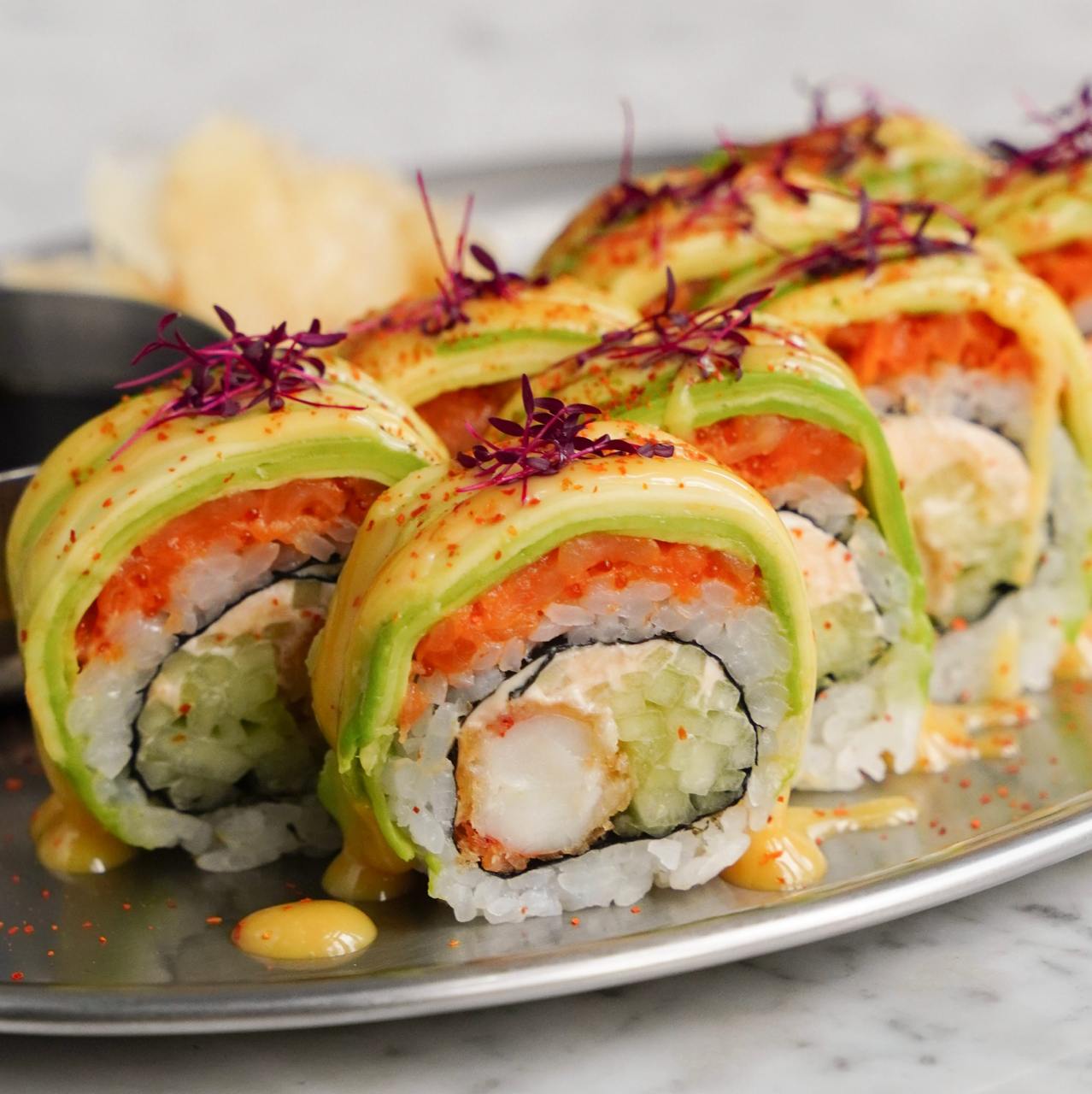 КРЕВЕТКА  | ЛОСОСЬ | АВОКАДО